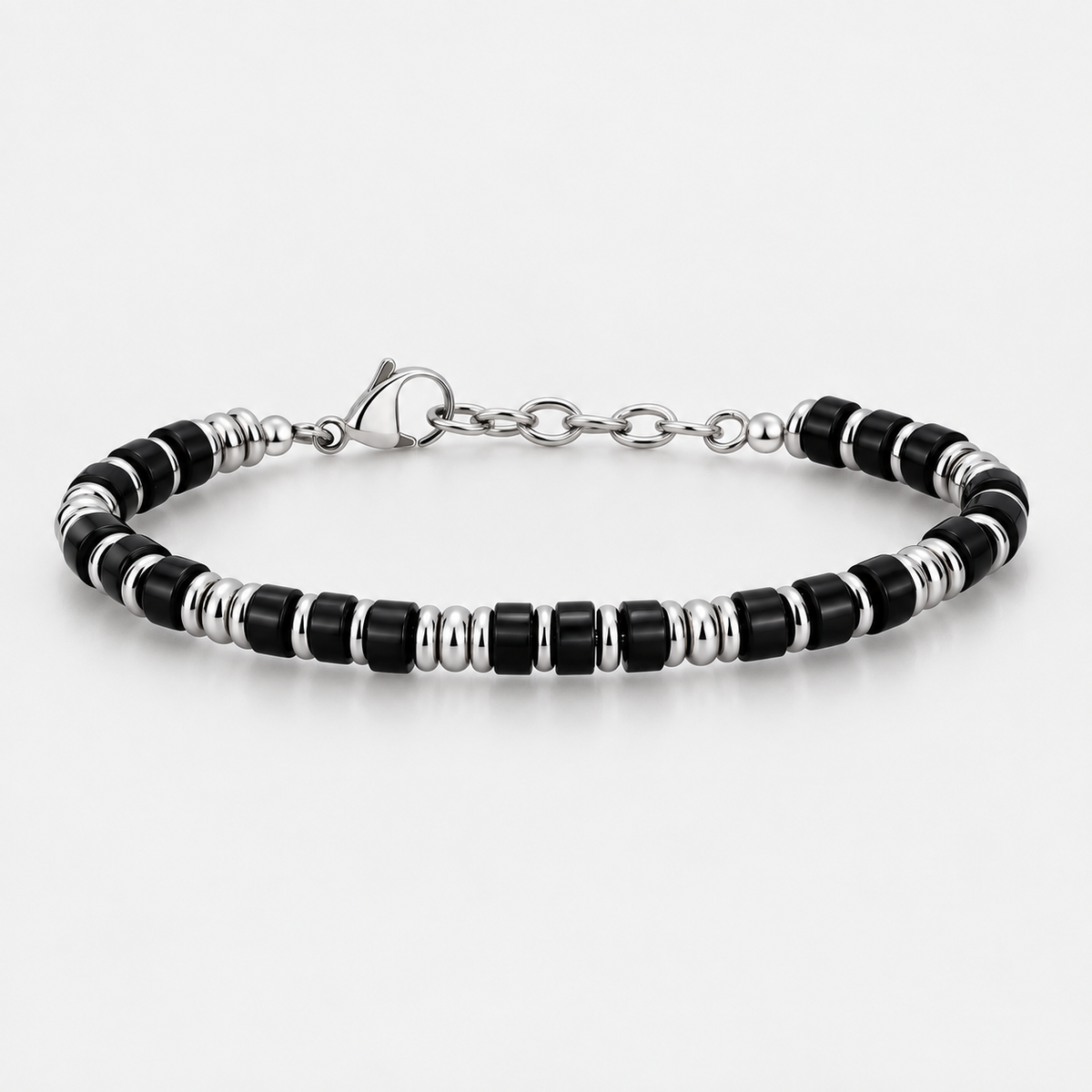 VIGGO STONE BRACELET | BLACK