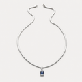 AZURE GEMSTONE PENDANT | SILVER